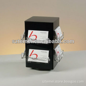 4 sided -rotating acrylic business card holder